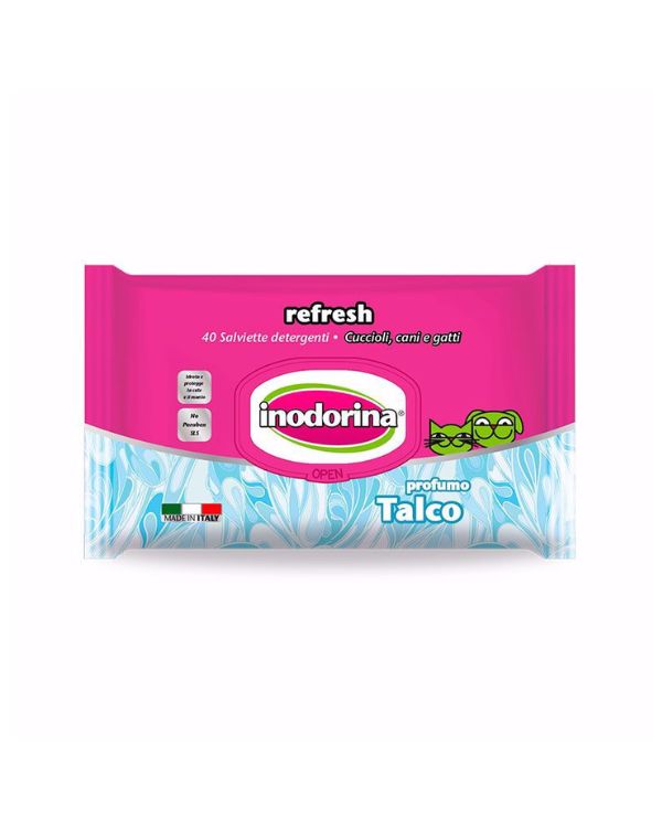 Toalhitas Inodorina Refresh Talco