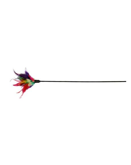 Bastón con plumas