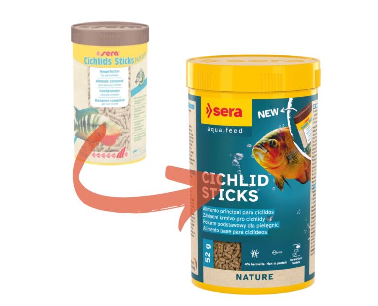sera Cichlids Sticks novo