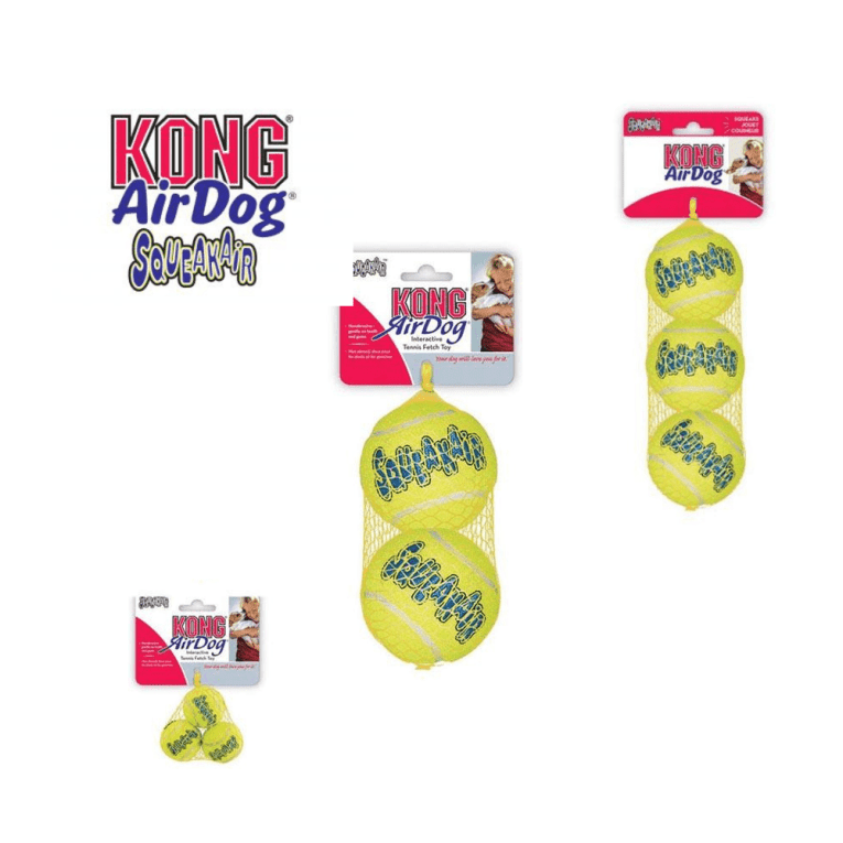 Pelota de tenis Kong AIR SQUEAKER Pack