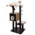 Arranhador Vesper High Base Preto Catit (1)