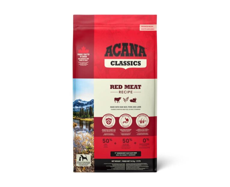 Acana Classic Red es adecuado para todas las razas y etapas de la vida de tu cachorro.