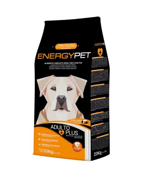 EnergyPet Perro Adulto Plus 20Kg es un alimento para perros adultos de todos los tamaños o edades.