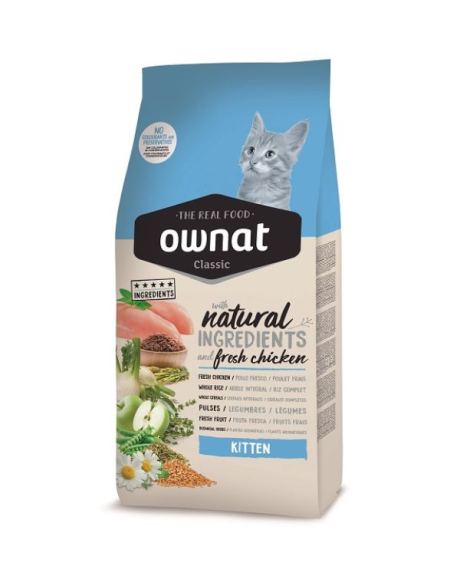 Ração Ownat Classic Kitten para Gatos