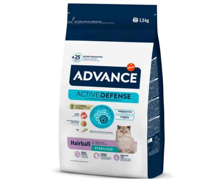 Advance Sterilised Hairball Pavo y Arroz