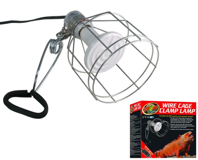 Wire Cage Clamp Lamp Zoo Med