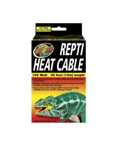 El cable térmico Repti de ZooMed te permite aplicar calor exactamente donde más lo necesitas.