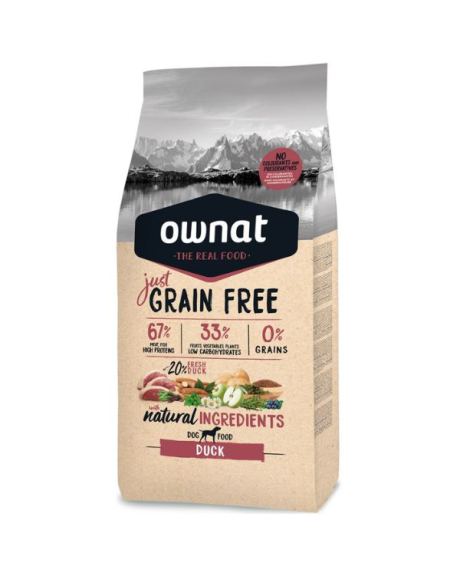 Ownat Just Grain Free Adulto Pato