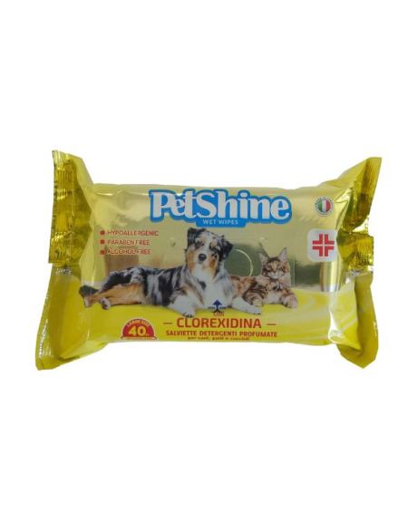 Toallitas Petshine clorhexidina