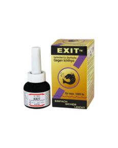 eSHa Exit 20ml previene las enfermedades de los puntos y del terciopelo (Oodinium), es decir, trata todas las “Manchas” (Ictio) derivadas de especies parasitarias.