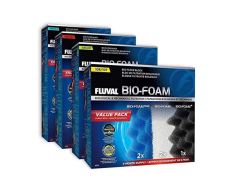 El Pack Bio-Foam Fluval Serie 06/07 - 6 MESES contiene espuma biológica de tres tipos de Bio-Foam Fluval.