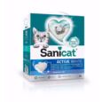 Sanicat Active White Fragance Free es la arena higiénica ultraaglomerante que elimina de forma natural y eficaz los malos olores para conseguir una higiene superior en casa.