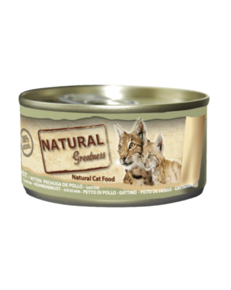 Natural Greatness Pechuga de Pollo 70gr - Gato Adulto y Gatito