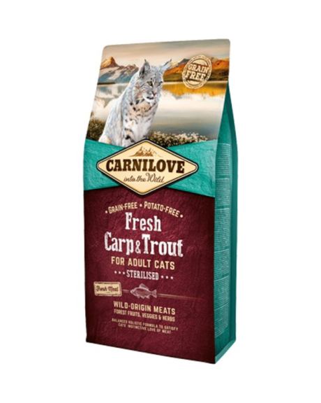 Carnilove Cat Adult Sterilized Fresh Carp & Trout