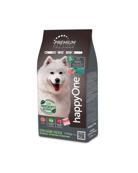 HappyOne Premium Adultos Carne Fresca es un alimento completo y equilibrado para perros adultos.