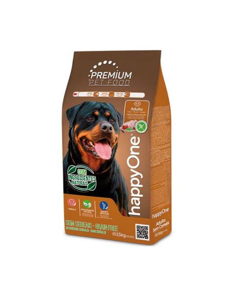 HappyOne Premium sin cereales Perro adulto es un alimento completo y equilibrado para perros adultos.