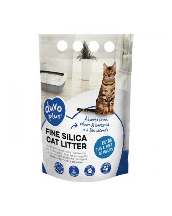 Duvo+ Arena de sílice extrafina para gatos – 5 L