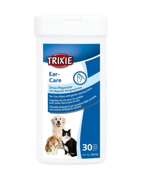 Toallitas limpiadoras de oídos Trixie