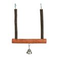 Columpio de Madera Natural con Campana