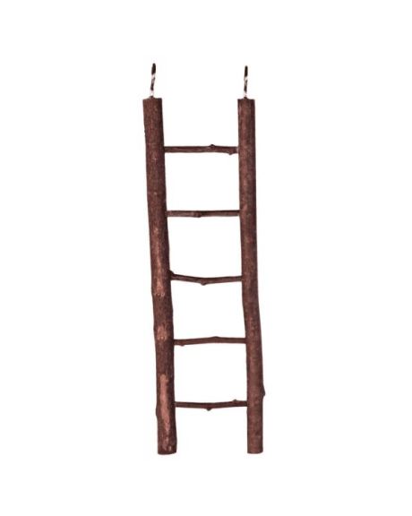 Escalera de madera natural