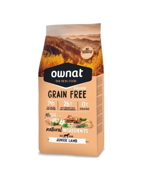Ownat Grain Free Prime Junior Lamb