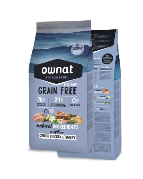 Ownat Grain Free Prime Sénior