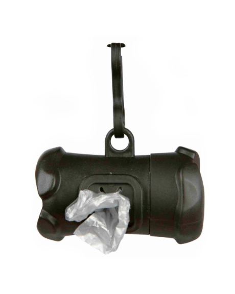 Dispensador de bolsas de plástico con forma de hueso