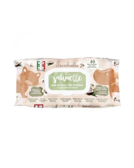 Toallitas de Leche de Coco y Aceite de Algodón Ferribiella