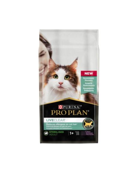 Pro Plan Gato Liveclear Sterilised Adult Pavo