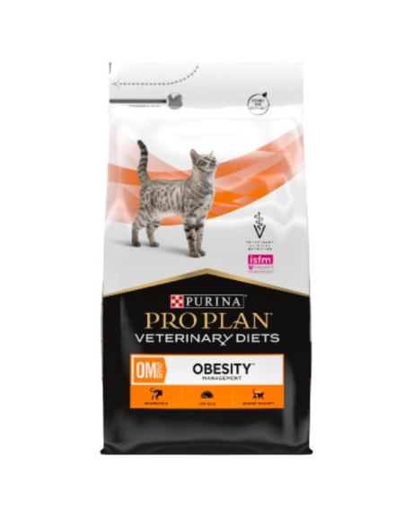 Pro Plan Obesity Management Gato es una dieta veterinaria completa que ha demostrado ser una solución eficaz para la pérdida de peso en gatos obesos.
