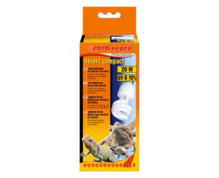 Sera Lámpara Reptil Desert Compact 20 W - UVB 10%