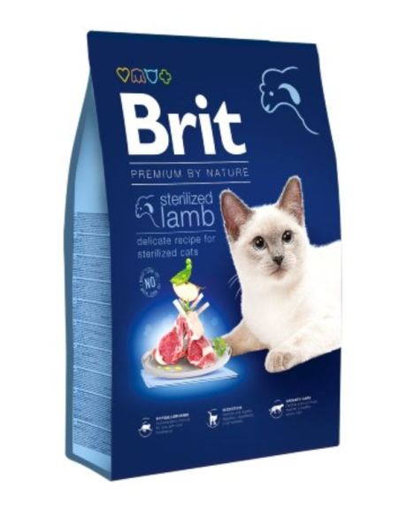 Brit Premium By Nature Cat Sterilized Lamb