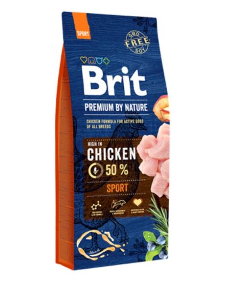 Brit Blue Nature Sport es un alimento completo para perros.