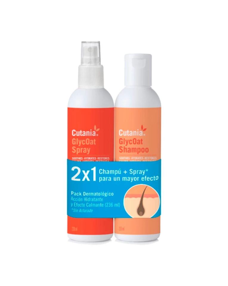 Cutania GlycOat Pack Champú + Spray