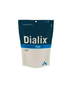 Dialix Lespedeza Plus es un suplemento en masticables, de gran palatabilidad, para ayudar a mantener a largo plazo la función renal y niveles adecuados de fósforo