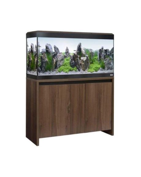 El kit Fluval Roma 200L con iluminación LED Bluetooth + mesa está disponible en 3 colores, a saber, roble, nogal y negro.