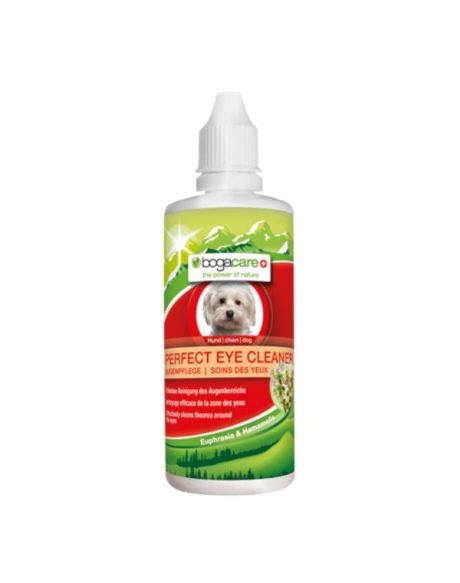 Bogacare Higiene Ocular Perro 100ml es una solución base natural para el cuidado y la higiene ocular.