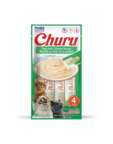 Churu Gato elaborado con ingredientes saludables y confiables.