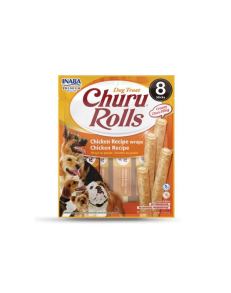 Churu Creamy Rolls Pollo Perro elaborado con ingredientes saludables y confiables.