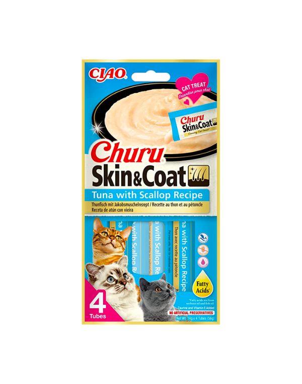 Churu Skin & Coat Atum com Scallop