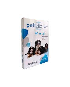 Petfolic - Folic Acid es un complemento alimenticio con ácido fólico y vitamina B12 recomendado para perros y gatos