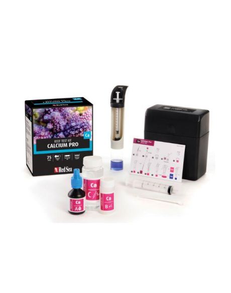El kit Red Sea Calcium Pro (CA) (75 pruebas) de Red Sea es una prueba avanzada de titulación de calcio.