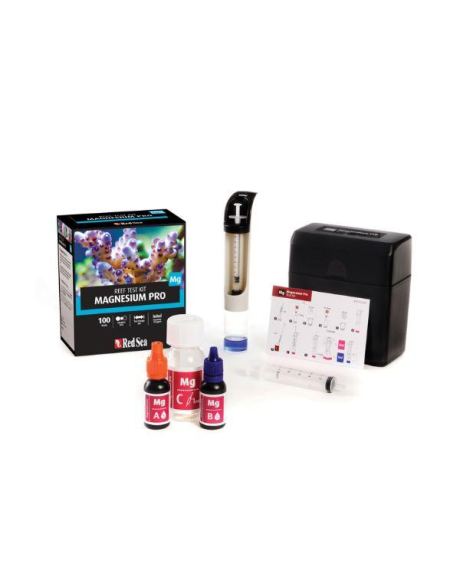 El Red Sea Magnesium Pro (MG) kit del Mar Rojo es una prueba de titulación avanzada.