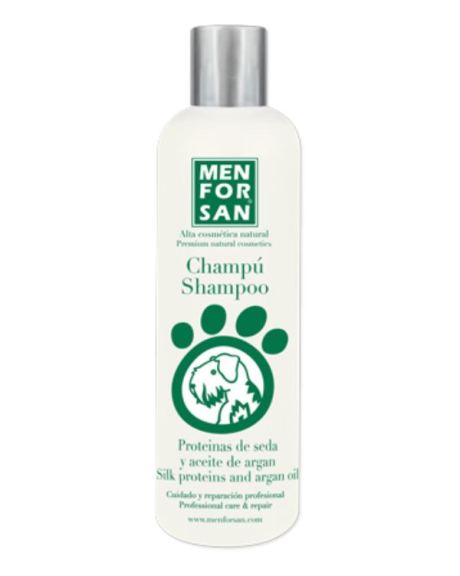 Menforsan Champú Proteínas de Seda y Aceite de Argán