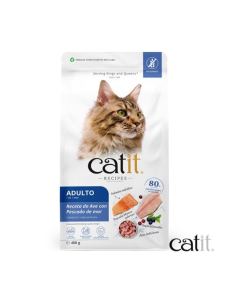 Receita Catit Aves con Pescado Gatos Adultos es la receta de dieta diaria ideal para un gato adulto.