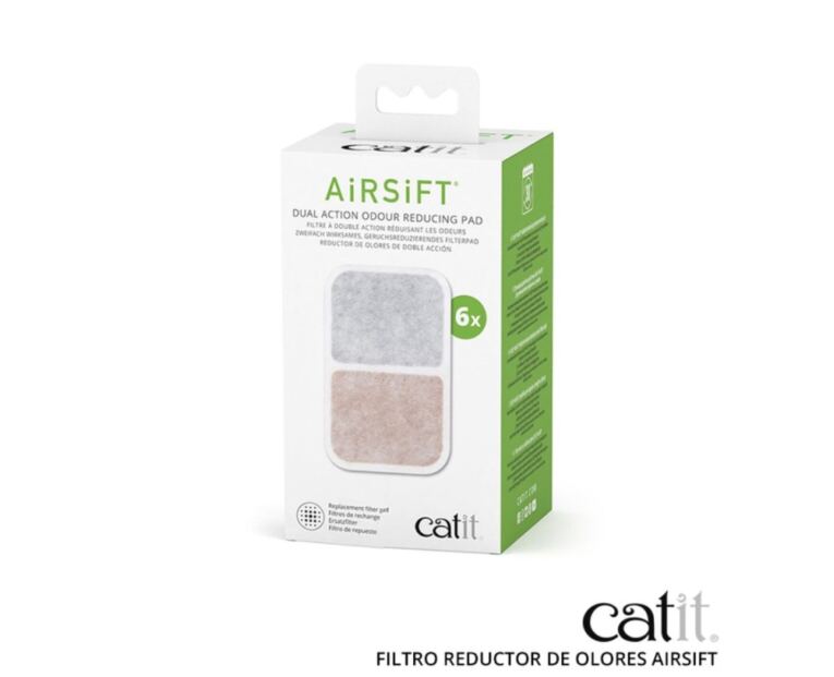Filtro Reductor De Olores Catit Airsift 6 unidades