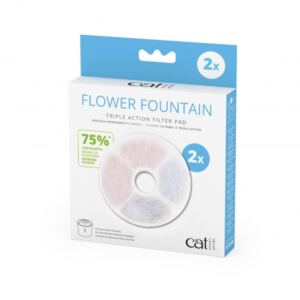 Filtro Catit Triple Acción para Flower Fountain 2 pc