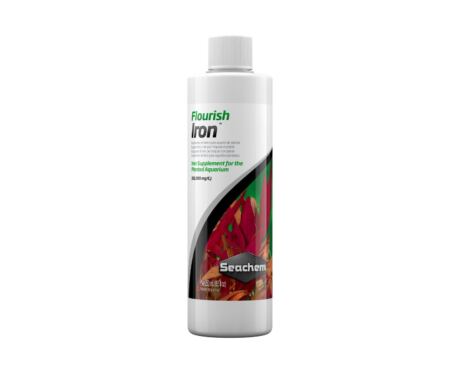 Seachem Flourish Iron es un suplemento de gluconato de hierro ferroso altamente concentrado (10.000 mg/L).