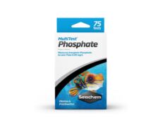 El Seachem MultiTest Phosphate mide el fosfato inorgánico a menos de 0,05 mg/L, lo que produce una gama de colores amarillo-verde-azul única y fácil de leer.