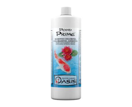 Seachem Pond Prime es un acondicionador completo que elimina el cloro, la cloramina y desintoxica el amoniaco y el nitrito.